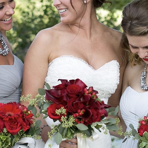 Roots Wedding Florals Bridal Party Flowers